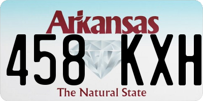 AR license plate 458KXH