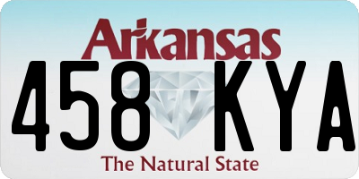 AR license plate 458KYA
