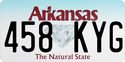 AR license plate 458KYG