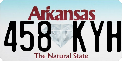 AR license plate 458KYH