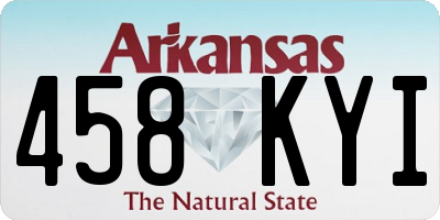 AR license plate 458KYI