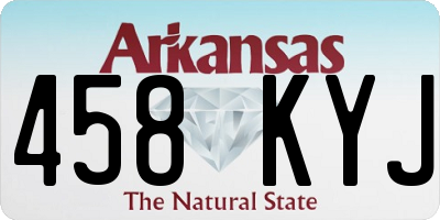 AR license plate 458KYJ