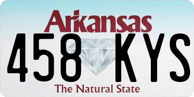AR license plate 458KYS