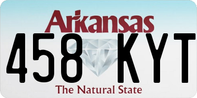 AR license plate 458KYT