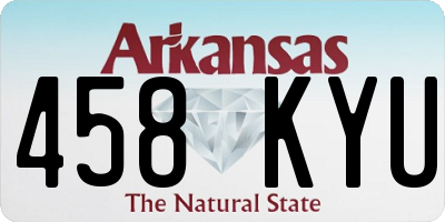AR license plate 458KYU