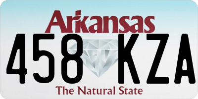 AR license plate 458KZA