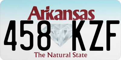 AR license plate 458KZF