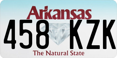 AR license plate 458KZK