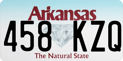 AR license plate 458KZQ