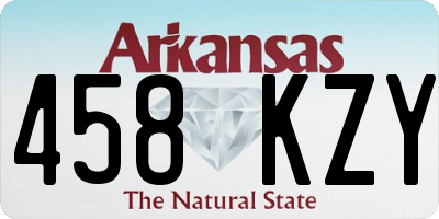 AR license plate 458KZY