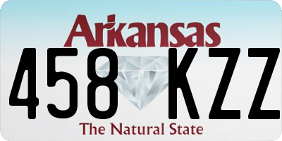 AR license plate 458KZZ