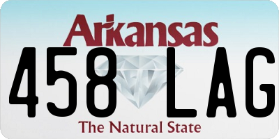 AR license plate 458LAG