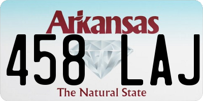 AR license plate 458LAJ