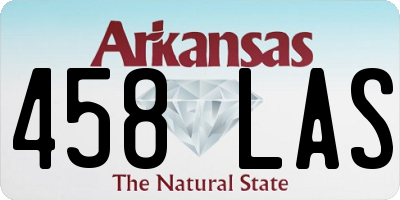 AR license plate 458LAS