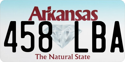 AR license plate 458LBA