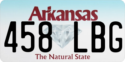 AR license plate 458LBG