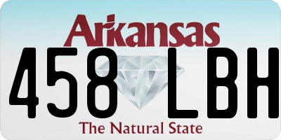 AR license plate 458LBH