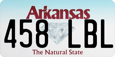 AR license plate 458LBL