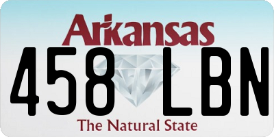 AR license plate 458LBN