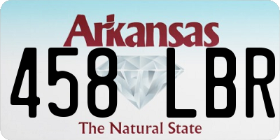 AR license plate 458LBR