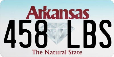 AR license plate 458LBS