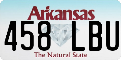 AR license plate 458LBU