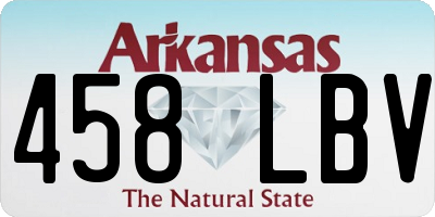 AR license plate 458LBV