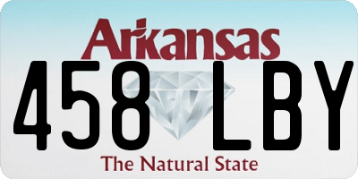 AR license plate 458LBY