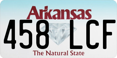 AR license plate 458LCF