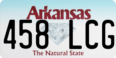 AR license plate 458LCG