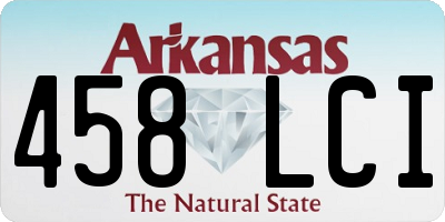 AR license plate 458LCI