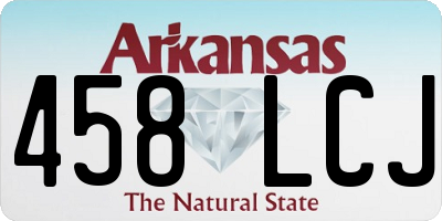 AR license plate 458LCJ