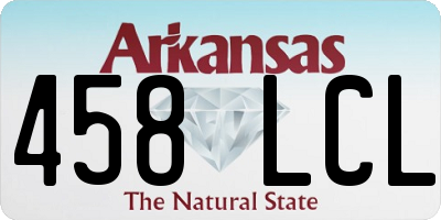 AR license plate 458LCL