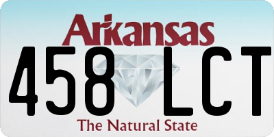 AR license plate 458LCT