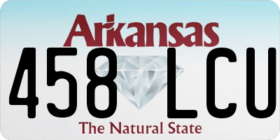 AR license plate 458LCU