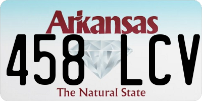 AR license plate 458LCV