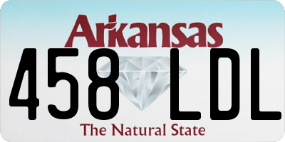AR license plate 458LDL