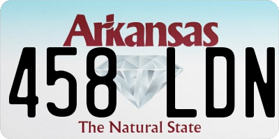 AR license plate 458LDN