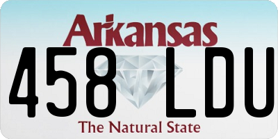 AR license plate 458LDU