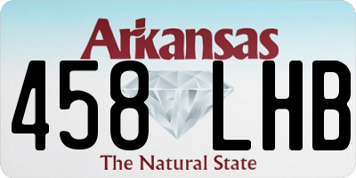 AR license plate 458LHB