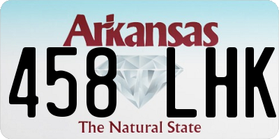 AR license plate 458LHK