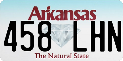 AR license plate 458LHN