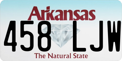 AR license plate 458LJW