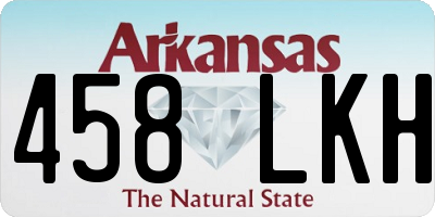 AR license plate 458LKH