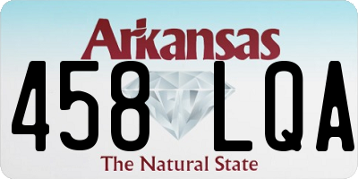 AR license plate 458LQA