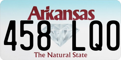 AR license plate 458LQO