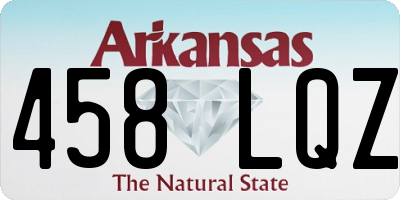 AR license plate 458LQZ