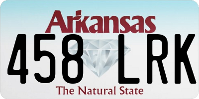 AR license plate 458LRK