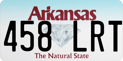 AR license plate 458LRT