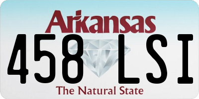 AR license plate 458LSI